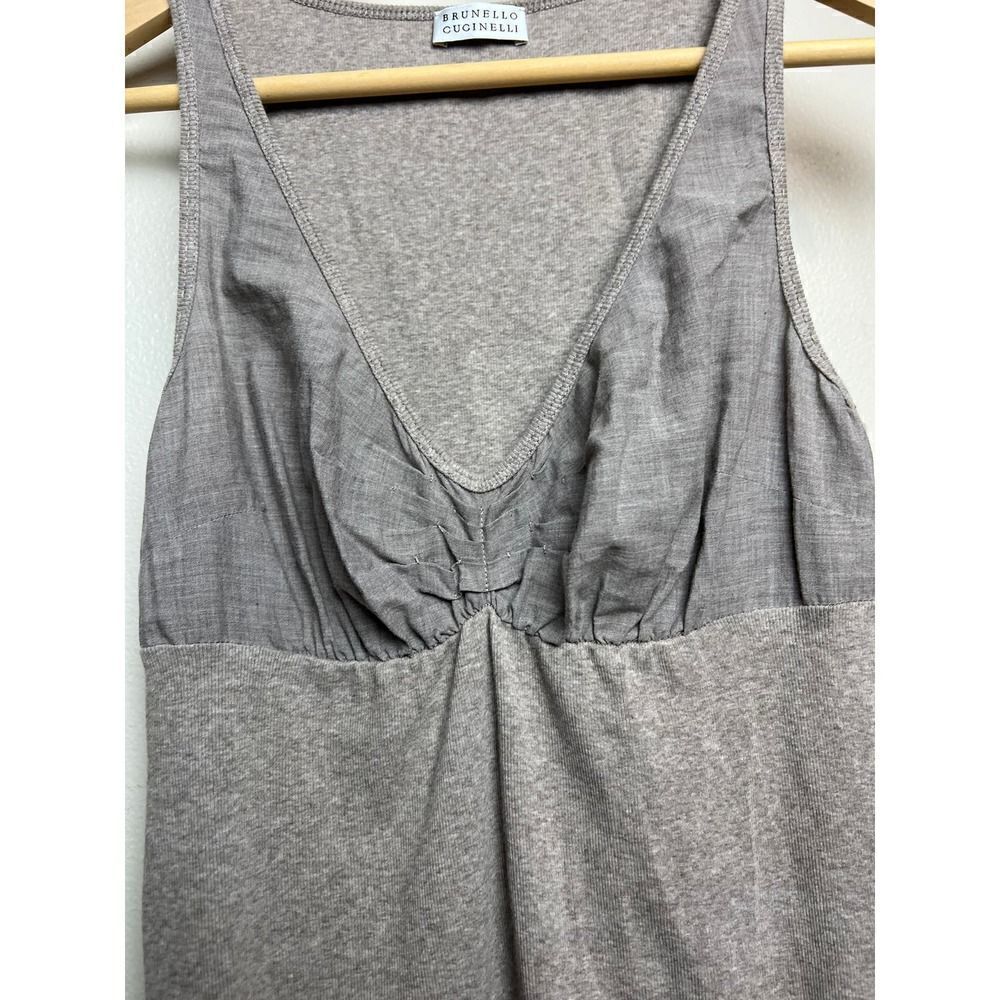 Brunello Cucinelli Brown Tank Top Sz. XS - Picture 3 of 7